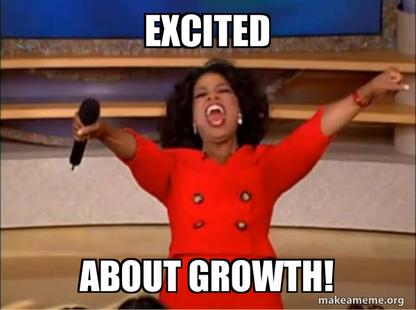 Excited About Growth! - Oprah Winfrey "You Get a Car" | Make a Meme