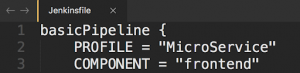 Jenkinsfile examples for two of our microservices