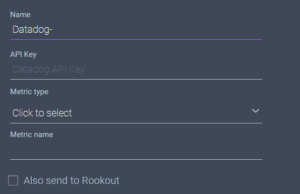 Adding the Datadog target